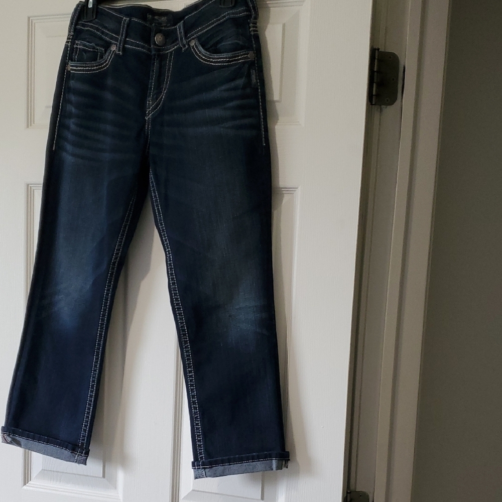 Silver Jeans Crop Denim